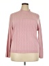Koret 100% Acrylic Pink Turtleneck Sweater Size 2X - photo 1