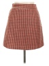 Assorted Brands Houndstooth Orange Casual Skirt Size L - photo 1