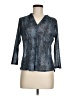 The Limited Blue 3/4 Sleeve Blouse Size M - photo 1