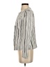 Chico's 100% Polyester Stripes Ivory Blazer Size Sm (0) - photo 5