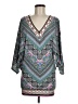 Laundry by Shelli Segal Teal Black 3/4 Sleeve Blouse Size 8 (estimated) - photo 1