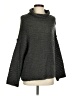 Aerie Solid Gray Turtleneck Sweater Size S - photo 1