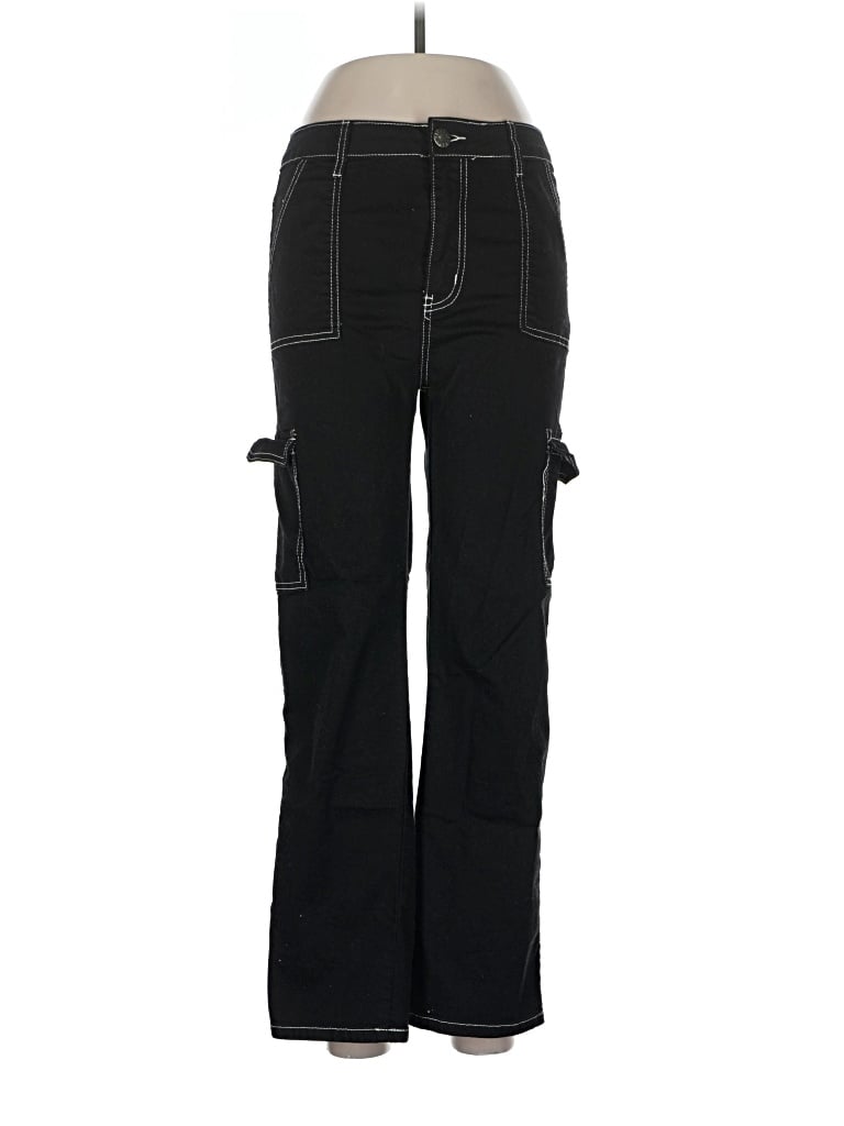 Pre-owned Vip Jeans Cargo Pants In Black