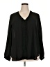 Torrid Black Long Sleeve Blouse Size 2X Plus (2) - photo 1