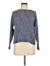 Nic + Zoe 100% Polyester Stripes Blue Pullover Sweater Size M - photo 1