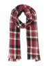 Walmart 100% Polyester Plaid Burgundy Scarf One size - photo 1