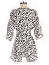 Unbranded 100% Polyester Polka Dots White Ivory Romper Size M - photo 2