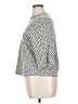 W5 Chevron-herringbone Silver 3/4 Sleeve Blouse Size XL - photo 5