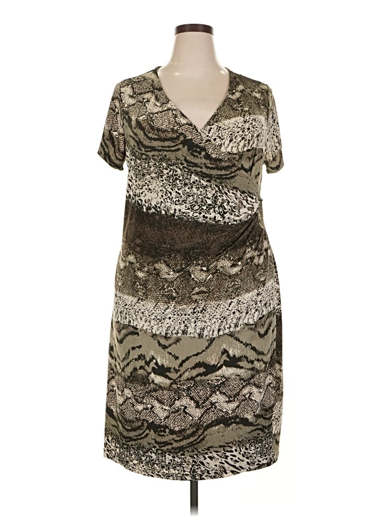 Pre-owned Mlle Gabrielle Casual Dress In Brown