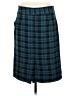 Notations Plaid Teal Formal Skirt Size 6 - photo 2