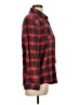 Volcom 100% Cotton Plaid Red Long Sleeve Button-Down Shirt Size 12 - photo 4