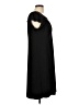 Apt. 9 Solid Black Casual Dress Size L - photo 4