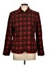 Sag Harbor 100% Acrylic Plaid Red Blazer Size 12 - photo 1