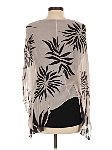 Analili 3/4 Sleeve Silk Top (view 2)