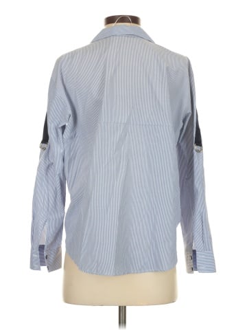 Zara Basic Long Sleeve Button-Down Shirt (view 2)