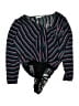 ASTR The Label 100% Polyester Stripes Black Long Sleeve Blouse Size S - photo 1