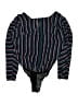 ASTR The Label 100% Polyester Stripes Black Long Sleeve Blouse Size S - photo 2