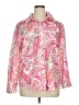 Unbranded 100% Polyester Paisley Pink Long Sleeve Blouse Size XL - photo 1