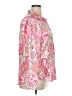 Unbranded 100% Polyester Paisley Pink Long Sleeve Blouse Size XL - photo 4