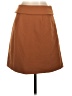 Ann Taylor LOFT Solid Brown Casual Skirt Size 0 - photo 2