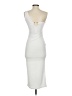 Here Comes the Sun Solid White Cocktail Dress Size S - photo 2