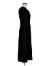 Ann Taylor LOFT Solid Black Casual Dress Size 6 - photo 4