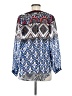 Desigual 100% Polyester Blue Long Sleeve Blouse Size M - photo 2
