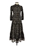 Max Studio Print Black Casual Dress Size XS - photo 1