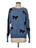 Unbranded Hearts Blue Pullover Sweater Size S - photo 1