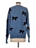 Unbranded Hearts Blue Pullover Sweater Size S - photo 2