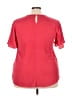 Cocomo Red Pink Short Sleeve Blouse Size XXL (estimated) - photo 2