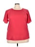 Cocomo Red Pink Short Sleeve Blouse Size XXL (estimated) - photo 1