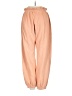 DONNI Solid Orange Casual Pants Size S - photo 2