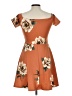 E&M Collection Orange Pink Cocktail Dress Size L - photo 2