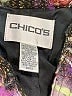 Chico's Print Purple Jacket Size Lg (2) - photo 6