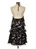 Gap 100% Polyester Floral Black Cocktail Dress Size S - photo 2