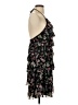 Gap 100% Polyester Floral Black Cocktail Dress Size S - photo 4