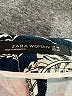 Zara 100% Cotton Print Blue Khakis Size 4 - photo 6