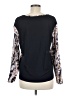Reiss Gray Long Sleeve Silk Top Size M - photo 2