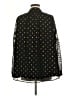 Crown & Ivy Polka Dots Black Long Sleeve Blouse Size M - photo 2