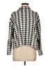 Chico's Houndstooth Silver Turtleneck Sweater Size Med (1) - photo 1