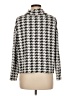 Chico's Houndstooth Silver Turtleneck Sweater Size Med (1) - photo 2