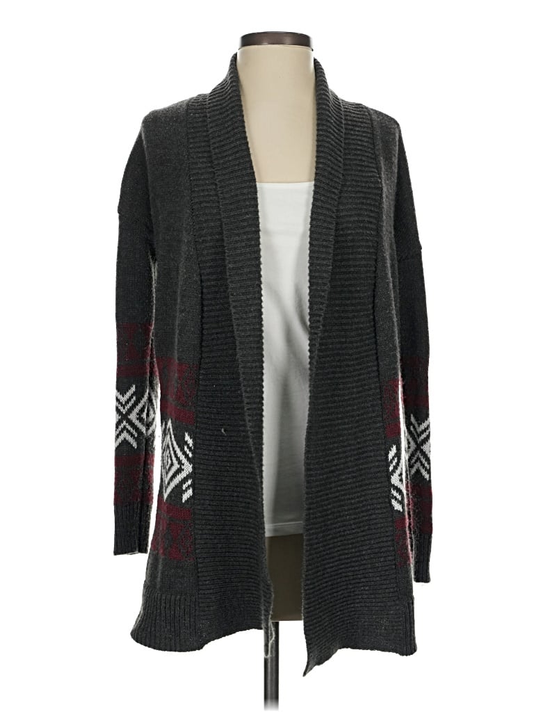 Pre-owned Pink Republic Cardigan Sweater In Gray