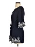 Crescent 100% Rayon Blue Casual Dress Size XS - photo 5