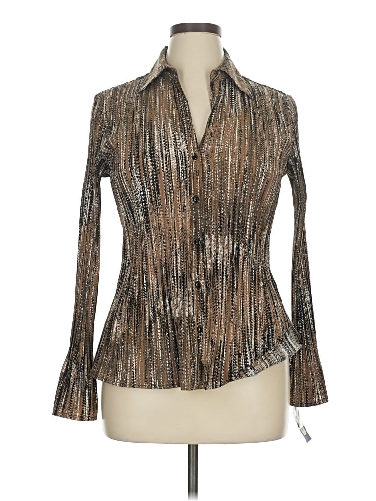 Apt. 9 Long Sleeve Blouse In Brown