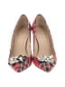 J.Crew Collection Plaid Red Heels Size 7 1/2 - photo 2