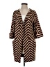 Eva Franco 100% Polyester Chevron-herringbone Brown Coat Size XS - Sm - photo 1
