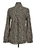 BeachLunchLounge Animal Print Brown Long Sleeve Blouse Size M - photo 2