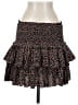 Reset 100% Polyester Hearts Black Casual Skirt Size S - photo 1