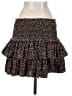Reset 100% Polyester Hearts Black Casual Skirt Size S - photo 2